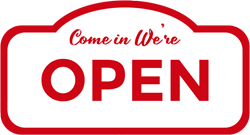 Come in, we're open!